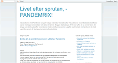 Desktop Screenshot of liveteftersprutan.blogspot.com