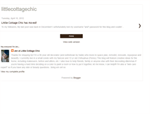 Tablet Screenshot of littlecottagechic.blogspot.com
