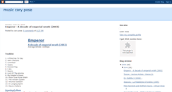 Desktop Screenshot of musiccarypose.blogspot.com