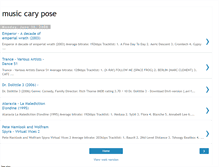 Tablet Screenshot of musiccarypose.blogspot.com