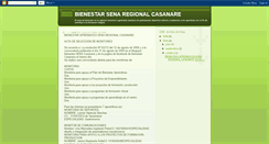 Desktop Screenshot of bienestarsenacasanare.blogspot.com