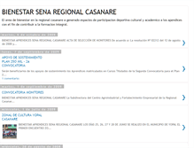 Tablet Screenshot of bienestarsenacasanare.blogspot.com