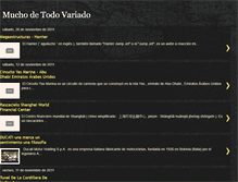 Tablet Screenshot of muchodetodovariado.blogspot.com