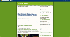 Desktop Screenshot of eclectichome.blogspot.com