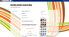 Desktop Screenshot of hotmencentral.blogspot.com