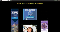 Desktop Screenshot of nicolescherzingerpictures.blogspot.com