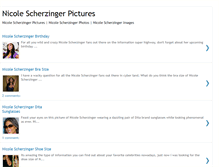 Tablet Screenshot of nicolescherzingerpictures.blogspot.com