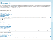 Tablet Screenshot of insecurityit.blogspot.com