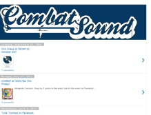 Tablet Screenshot of combatsound.blogspot.com