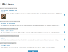 Tablet Screenshot of lilliesyarns.blogspot.com