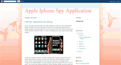 Desktop Screenshot of iphonespyapplication.blogspot.com