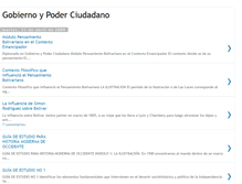 Tablet Screenshot of gobiernoypoderciudadano.blogspot.com