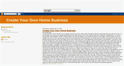 Desktop Screenshot of homebusiness07.blogspot.com