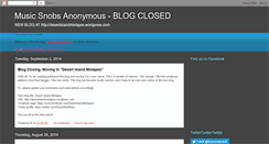 Desktop Screenshot of musicsnobsanonymous.blogspot.com