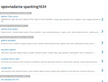 Tablet Screenshot of opowiadania-spanking1634.blogspot.com