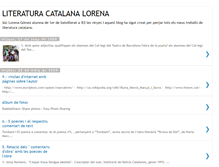 Tablet Screenshot of lorenaliteraturacatalana.blogspot.com