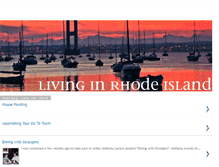 Tablet Screenshot of livinginrhodeisland.blogspot.com