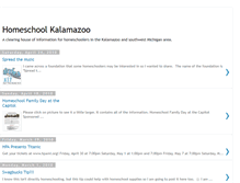 Tablet Screenshot of homeschoolkalamazoo.blogspot.com