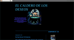 Desktop Screenshot of elcalderodelosdeseos.blogspot.com