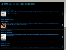 Tablet Screenshot of elcalderodelosdeseos.blogspot.com