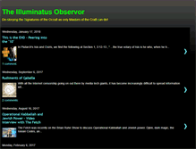 Tablet Screenshot of illuminatusobservor.blogspot.com