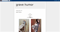 Desktop Screenshot of gravehumor.blogspot.com