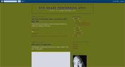 Desktop Screenshot of pha8thperformingarts.blogspot.com