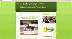 Desktop Screenshot of elus-verts-crfc.blogspot.com