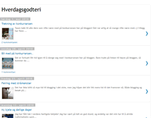 Tablet Screenshot of hverdagsgodteri.blogspot.com