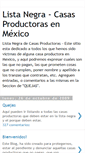 Mobile Screenshot of listanegramexico.blogspot.com