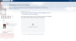 Desktop Screenshot of hispanosporlacausa.blogspot.com