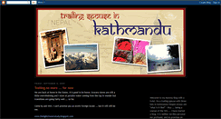 Desktop Screenshot of lifeinkathmandu.blogspot.com