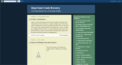 Desktop Screenshot of deadgoatcreekbrewery.blogspot.com