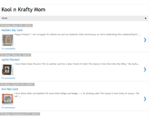 Tablet Screenshot of koolnkraftymom.blogspot.com