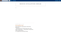 Desktop Screenshot of benchguillotineshear.blogspot.com