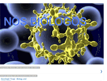 Tablet Screenshot of nosbiologos.blogspot.com