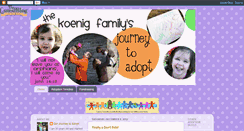 Desktop Screenshot of koenigsjourneytoadopt.blogspot.com