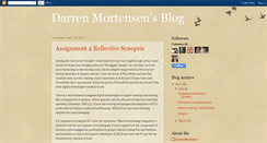 Desktop Screenshot of darrenmortensen.blogspot.com