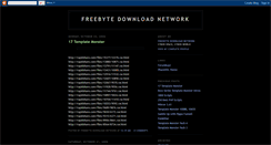 Desktop Screenshot of freebytedownload.blogspot.com