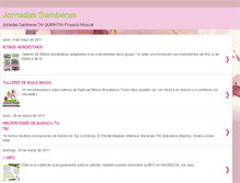 Tablet Screenshot of jornadassamberas.blogspot.com