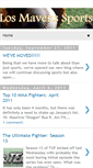 Mobile Screenshot of losmavenssports.blogspot.com