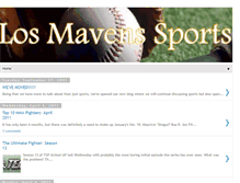 Tablet Screenshot of losmavenssports.blogspot.com