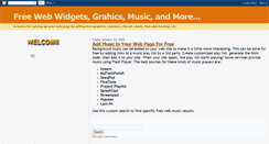 Desktop Screenshot of freewebwidgets.blogspot.com