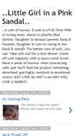 Mobile Screenshot of littlegirlinapinksandal.blogspot.com