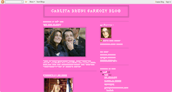Desktop Screenshot of carlitabruni.blogspot.com