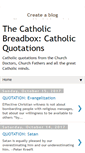 Mobile Screenshot of catholicbreadbox.blogspot.com