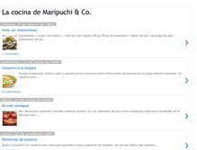 Tablet Screenshot of cocinademaripuchiycompania.blogspot.com