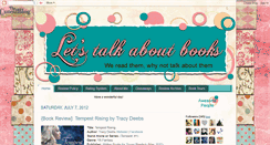 Desktop Screenshot of erika-letstalkaboutbooks.blogspot.com