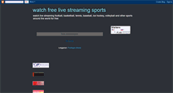 Desktop Screenshot of freelivestreamingsport.blogspot.com