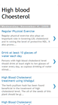 Mobile Screenshot of highbloodcholesterolcontrol.blogspot.com